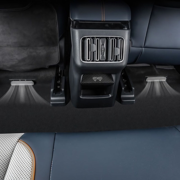 Titanové kryty výdechů pod sedadly pro BYD Seal U (2 ks) – foto 7