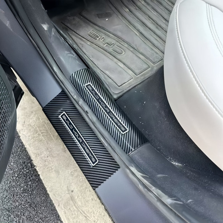 ABS ochranné kryty v karbonovém stylu pro BYD Atto 2 – foto 4