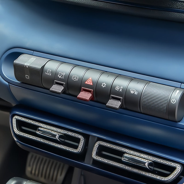 Barevné nástavce na tlačítka středové konzole pro BYD Dolphin – foto 5