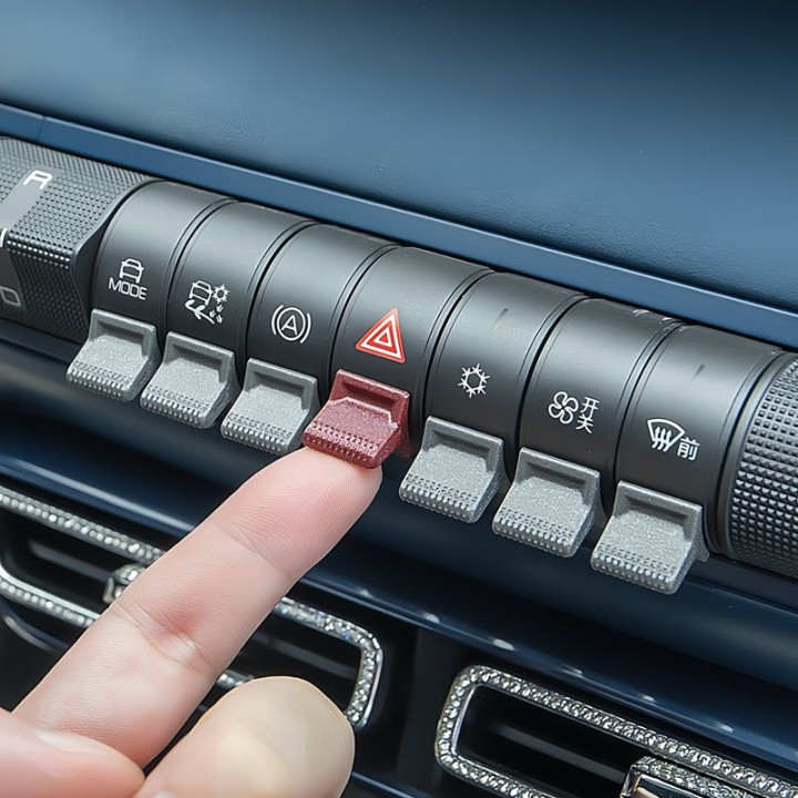 Barevné nástavce na tlačítka středové konzole pro BYD Dolphin – foto 6