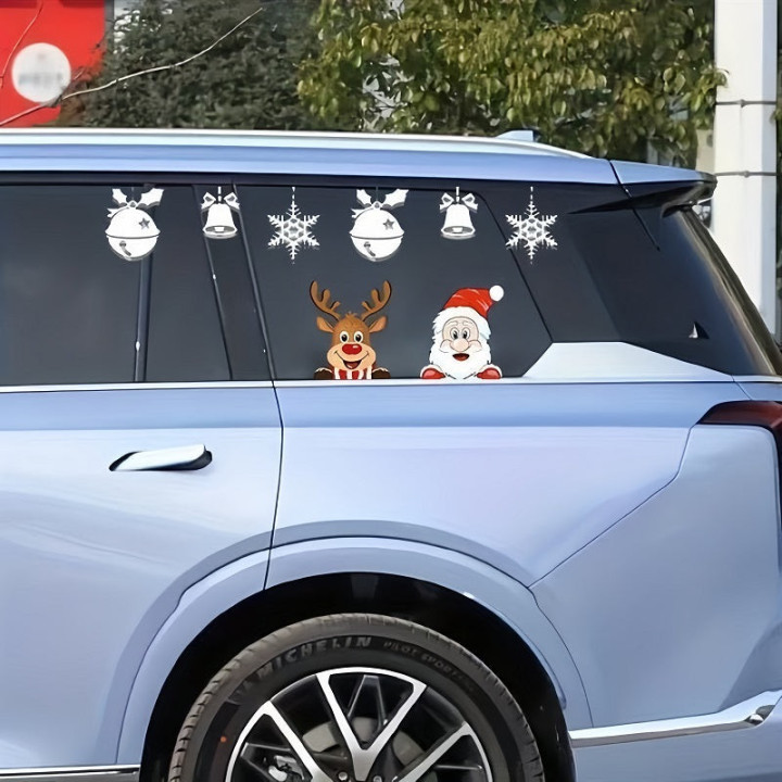Elektrostatické vánoční samolepky pro BYD – foto 3