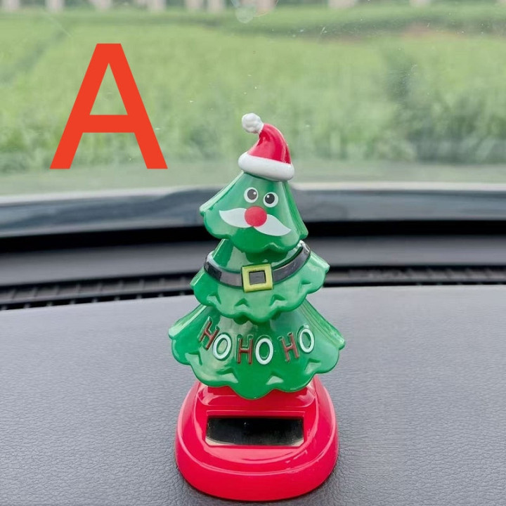 Solární kývací vánoční stromeček na palubní desku pro BYD – foto 3