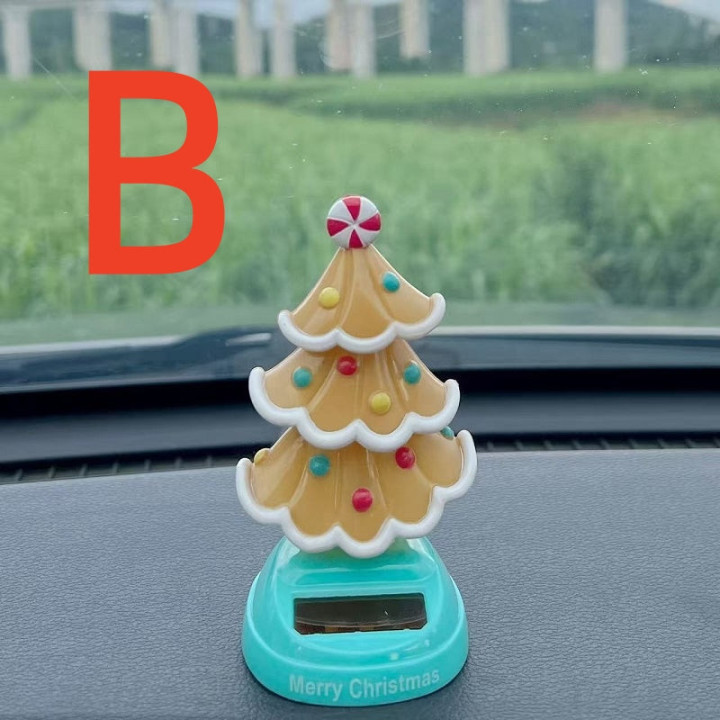 Solární kývací vánoční stromeček na palubní desku pro BYD – foto 4