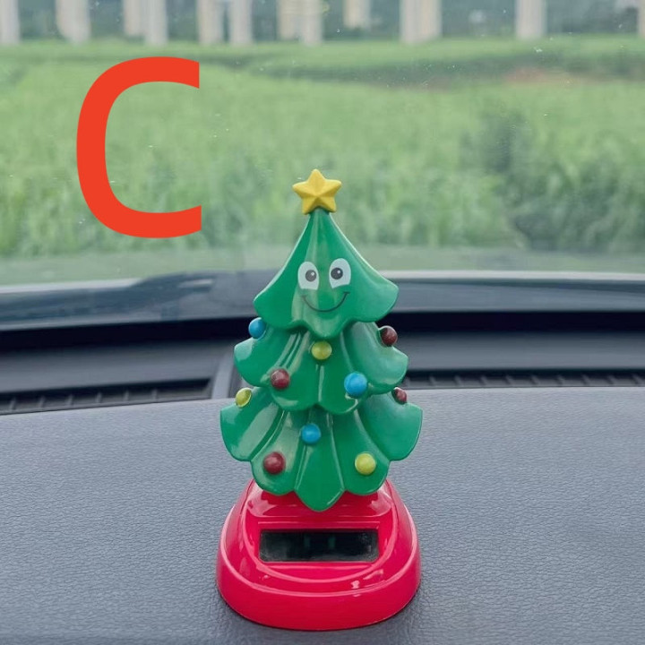 Solární kývací vánoční stromeček na palubní desku pro BYD – foto 5