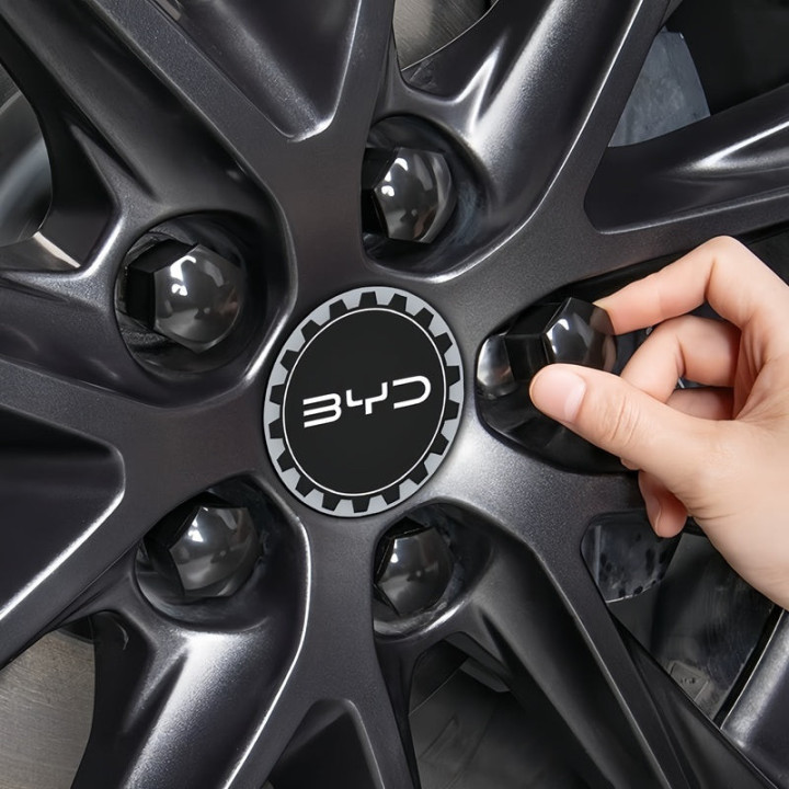 Barevné krytky šroubů kol pro BYD – foto 2