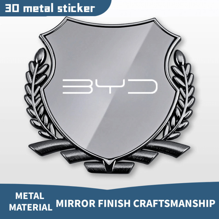 Kovový 3D emblém na kufr nebo bok pro BYD – foto 2