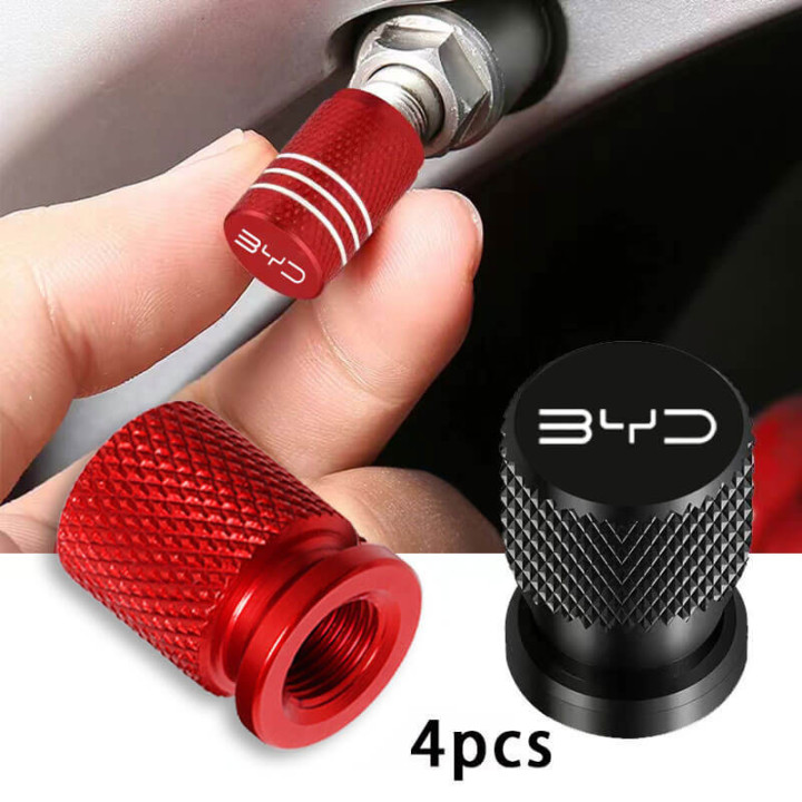 Hliníkové krytky ventilků pro BYD Atto, Dolphin, Seal, Han, Tang – foto 2