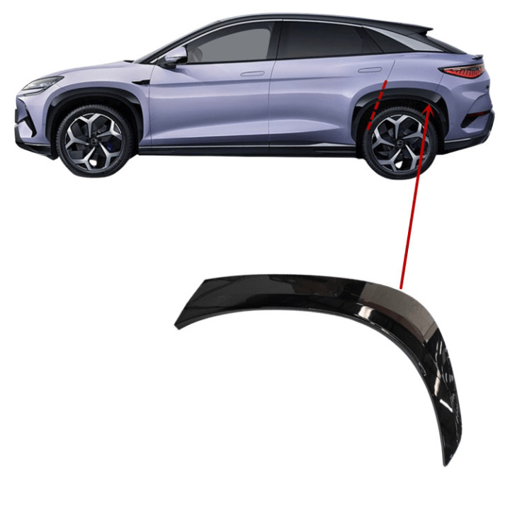 Černé kryty podběhů originální pro BYD Sealion 7 – foto 5