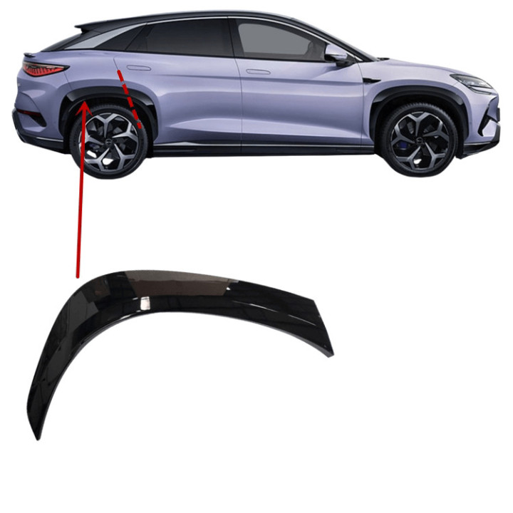 Černé kryty podběhů originální pro BYD Sealion 7 – foto 7