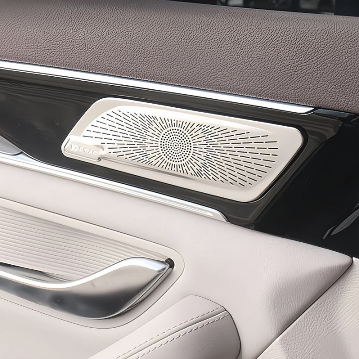 Kryty výškových reproduktorů stříbrné/černé pro BYD Seal U