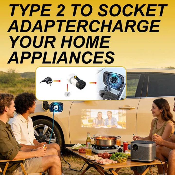 Adaptér V2L Type 2 se zásuvkou EU pro BYD – foto 4