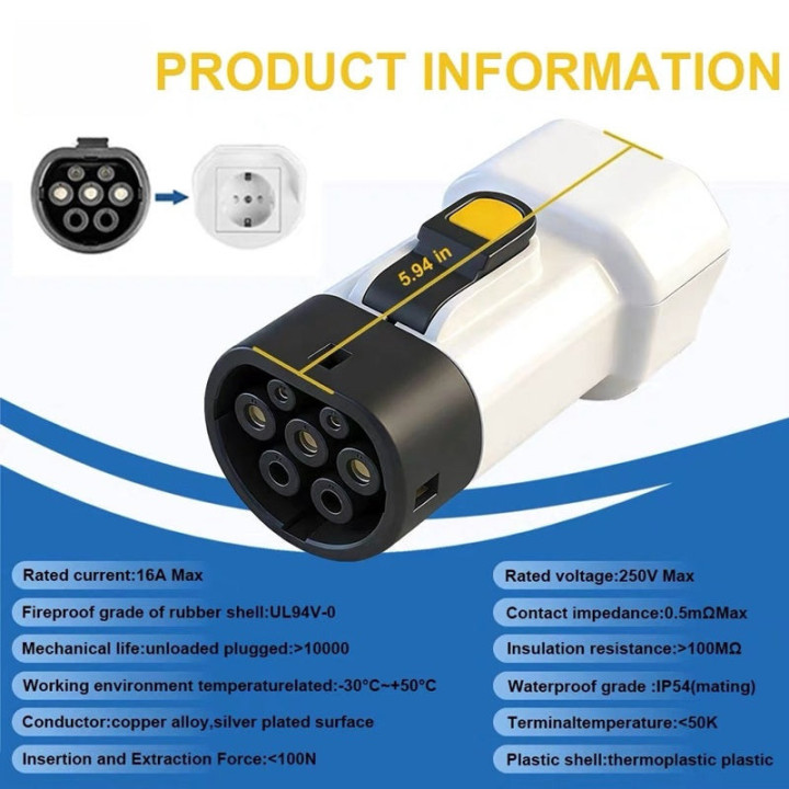 Adaptér V2L Type 2 se zásuvkou EU pro BYD – foto 7