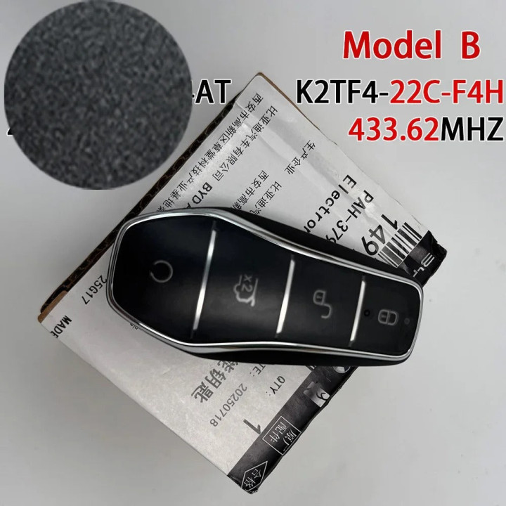OEM chytrý klíč 433 MHz pro BYD Atto 3, Dolphin, Seal U – foto 3