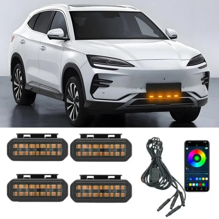 Přední světlo masky 18LED pro BYD Seal U – foto 7