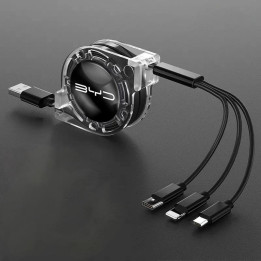 Navíjecí nabíjecí kabel 3 v 1 pro BYD a Denza D9