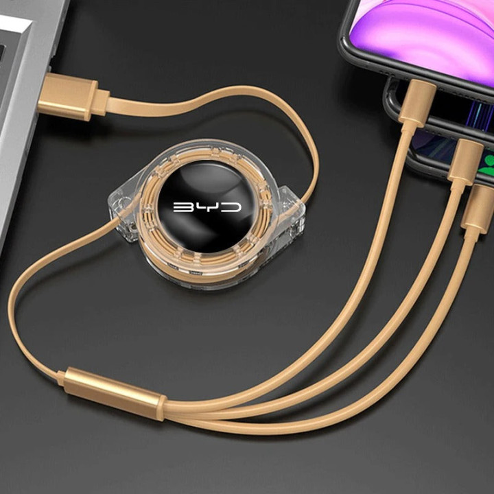 Navíjecí nabíjecí kabel 3 v 1 pro BYD a Denza D9 – foto 13