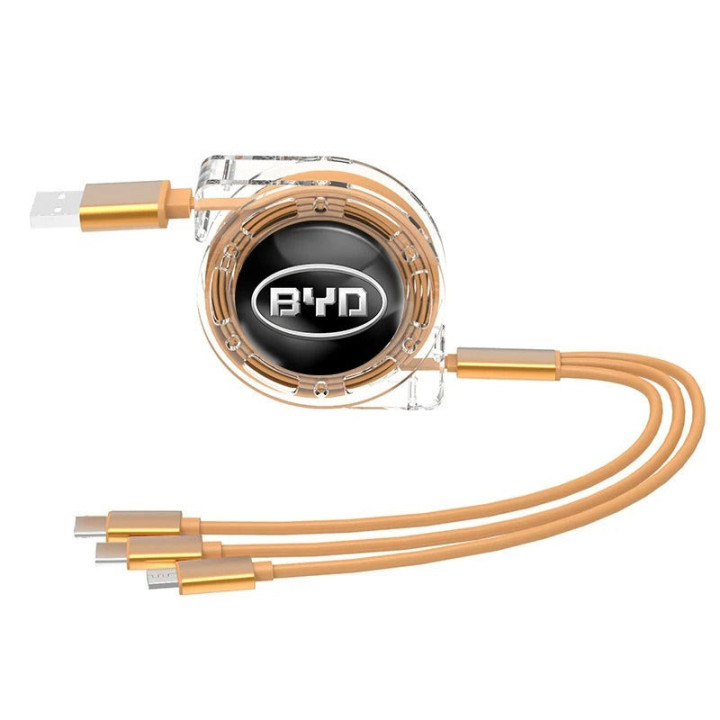 Navíjecí nabíjecí kabel 3 v 1 pro BYD a Denza D9 – foto 6