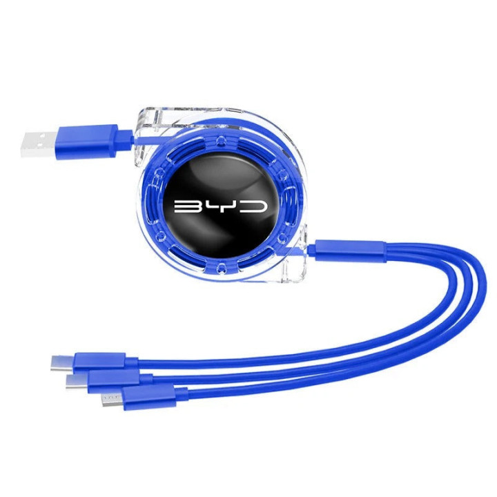 Navíjecí nabíjecí kabel 3 v 1 pro BYD a Denza D9 – foto 14