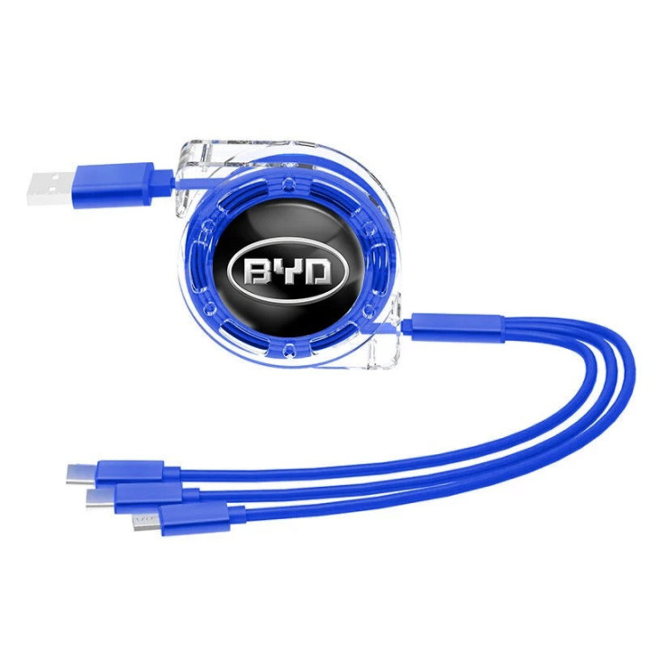 Navíjecí nabíjecí kabel 3 v 1 pro BYD a Denza D9 – foto 15