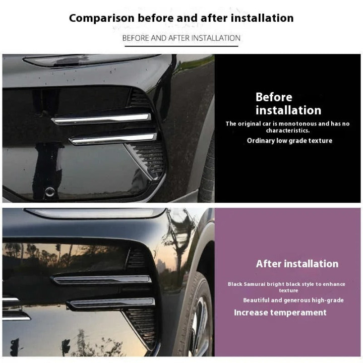 Ozdobné prvky na mlhovky a masku pro BYD Seal U – foto 5