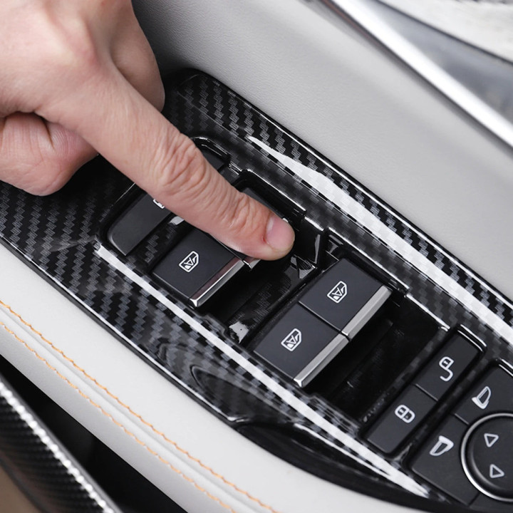 Kryty ovladačů oken černý karbon pro BYD Seal U – foto 5