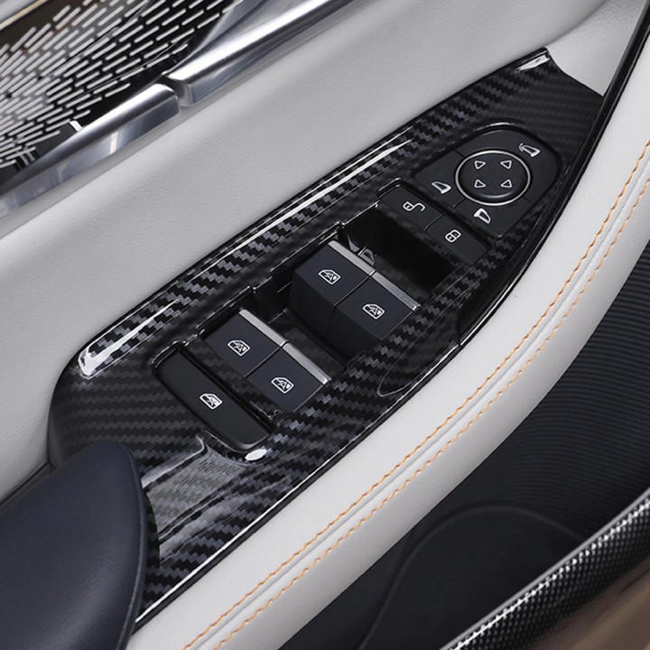Kryty ovladačů oken černý karbon pro BYD Seal U – foto 6
