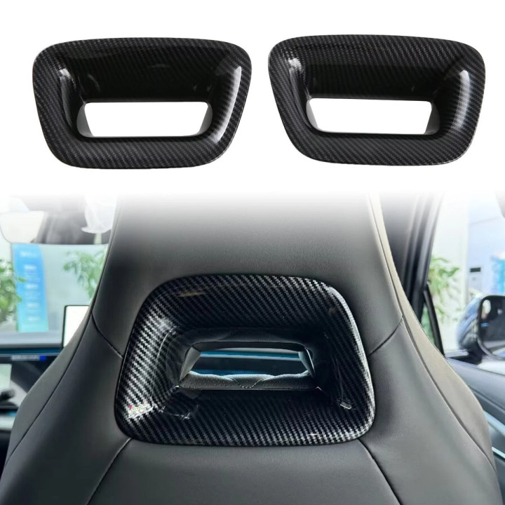 ABS carbon kryty zadní části předních sedadel pro BYD Sealion 7 a Atto 2 – foto 2