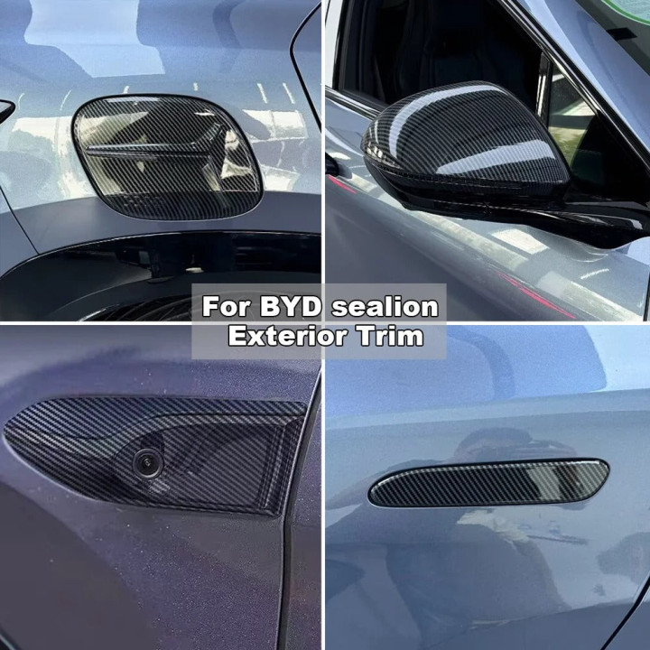 Ochranné kryty carbon look pro BYD Sealion 7 – foto 6