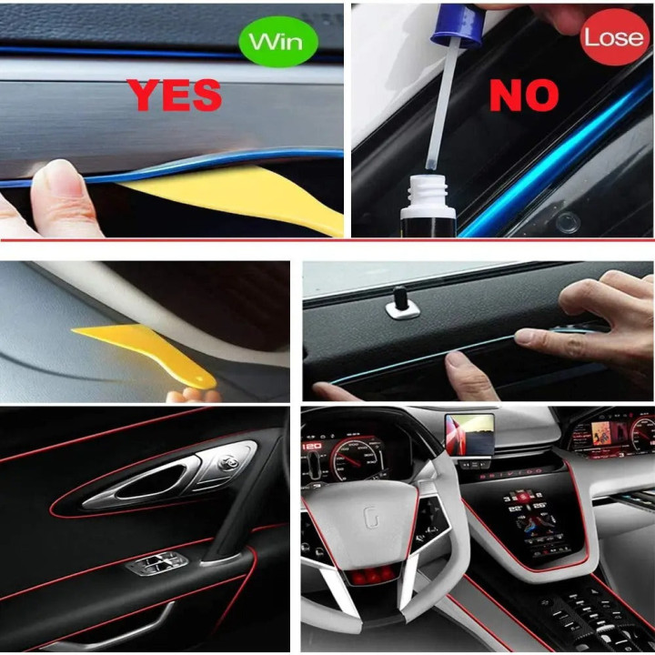 Světelná lišta EL 5 m USB pro BYD Atto 2/3, Dolphin, Seal – foto 17