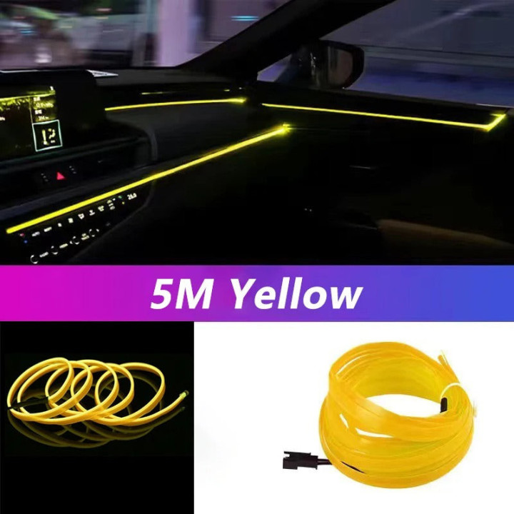 Světelná lišta EL 5 m USB pro BYD Atto 2/3, Dolphin, Seal – foto 5
