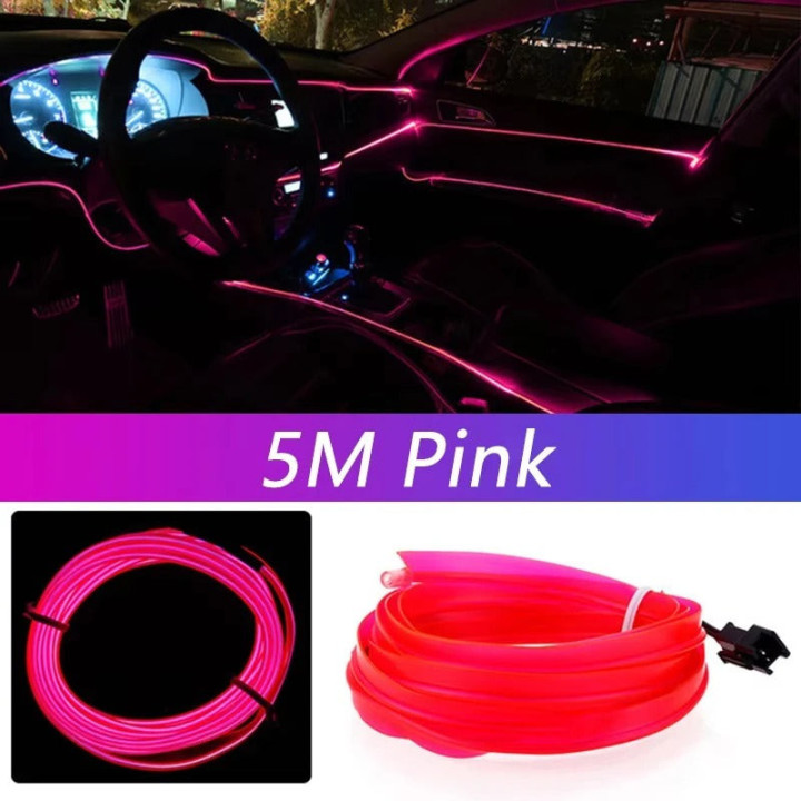 Světelná lišta EL 5 m USB pro BYD Atto 2/3, Dolphin, Seal – foto 10