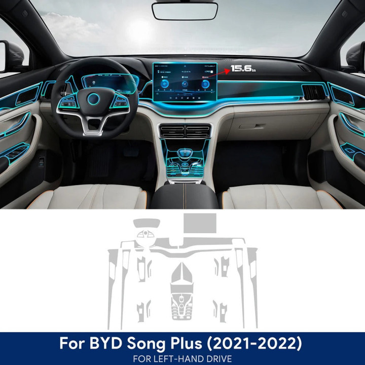 TPU fólie na středový displej pro BYD Seal U 2021–2024 (12,8″ nebo 15,6″) – foto 13