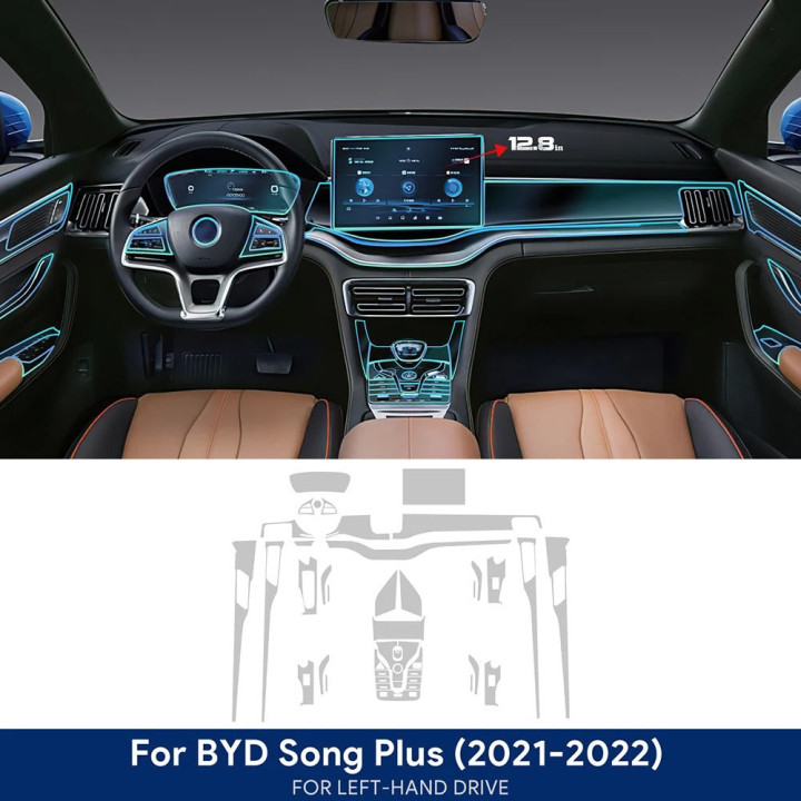 TPU fólie na středový displej pro BYD Seal U 2021–2024 (12,8″ nebo 15,6″) – foto 2