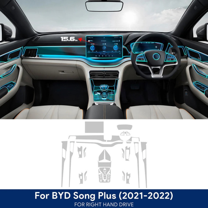 TPU fólie na středový displej pro BYD Seal U 2021–2024 (12,8″ nebo 15,6″) – foto 15