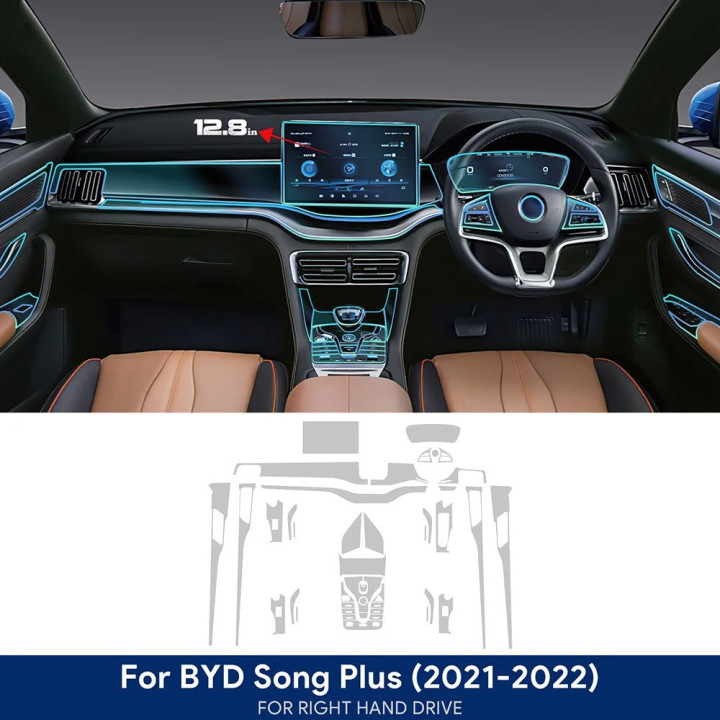 TPU fólie na středový displej pro BYD Seal U 2021–2024 (12,8″ nebo 15,6″) – foto 16