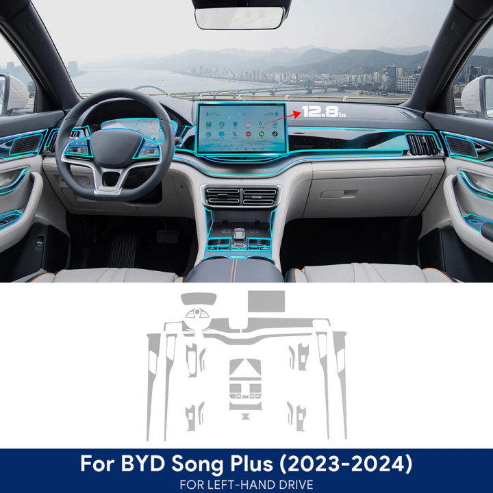 TPU fólie na středový displej pro BYD Seal U 2021–2024 (12,8″ nebo 15,6″) – foto 19