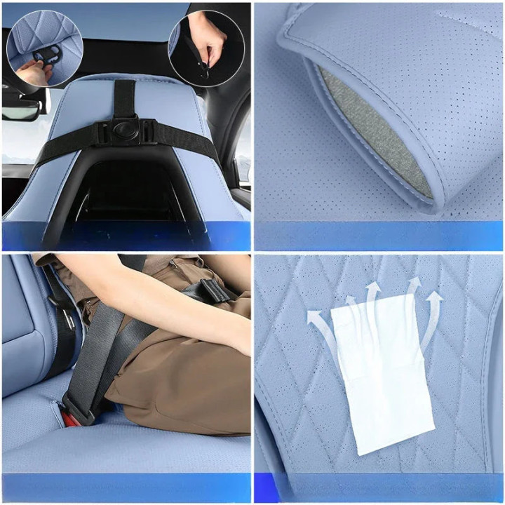 Modré potahy sedadel pro BYD Seal – foto 4