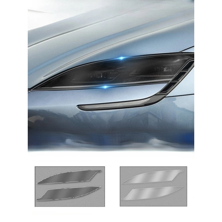 Tónovaná ochranná fólie na světlomety pro BYD Seal