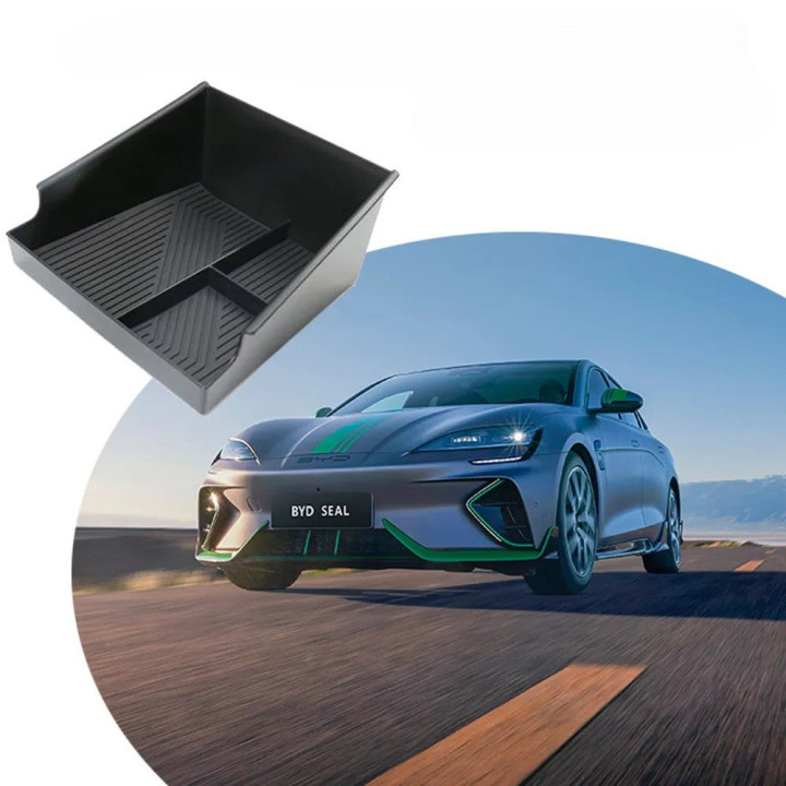 Organizér do loketní opěrky se silikonovou vložkou pro BYD Seal