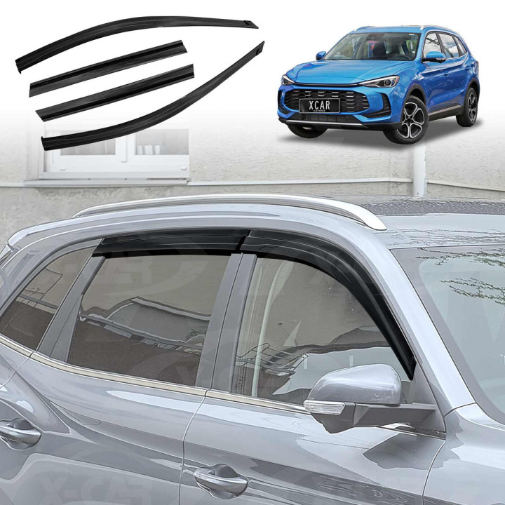 Okenní deflektory z polykarbonátu pro MG ZS