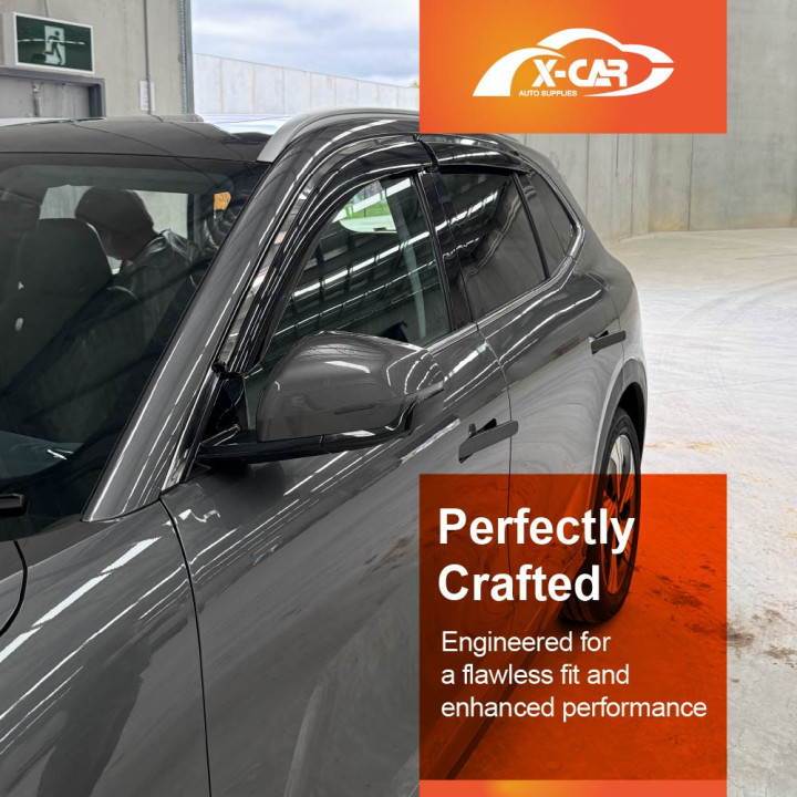 Deflektory bočních oken s lepicí páskou pro Geely EX5 – foto 4