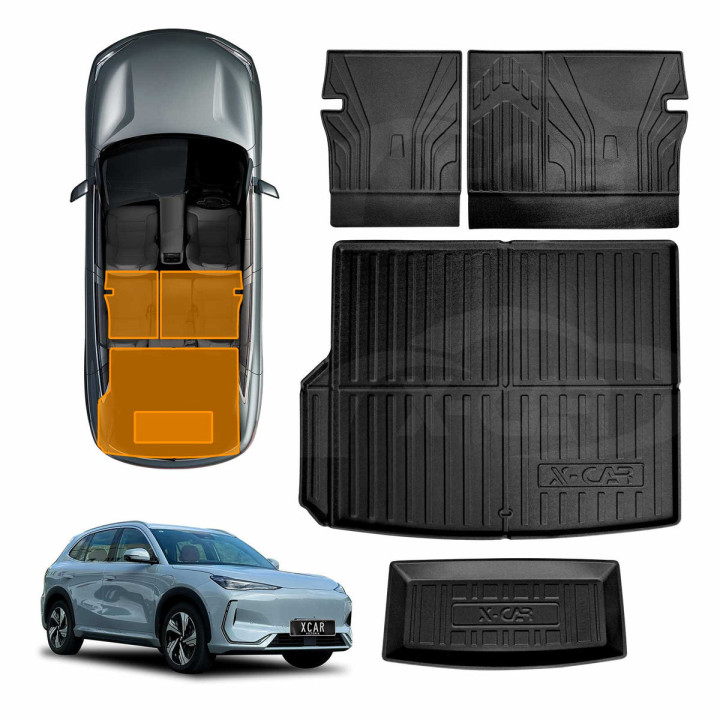 Rohož do kufru a ochrana sedadel z TPE pro Geely EX5 – foto 2